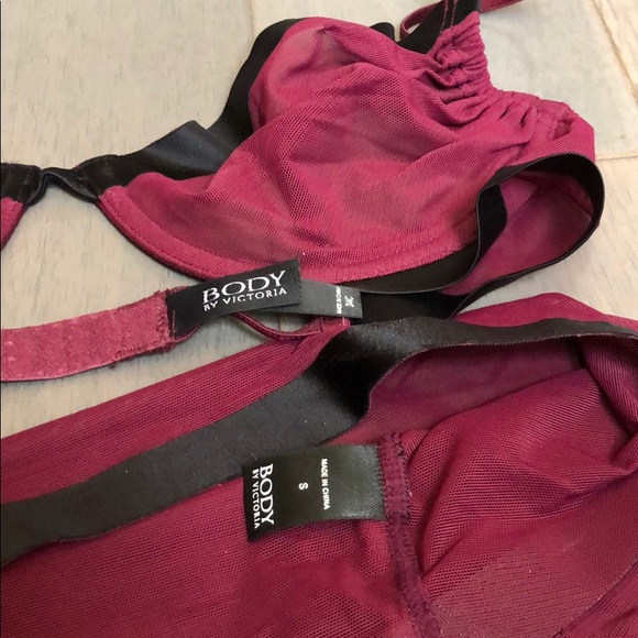 Body by Victoria‘a Secret mesh bra & panty.34C & S - Picture 6 of 6